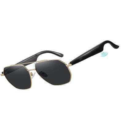 DUCO AI Translation Smart Glasses for Men Women with 160 Languages Bluetooth Polarized Sunglasses MS004