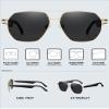 DUCO AI Translation Smart Glasses for Men Women with 160 Languages Bluetooth Polarized Sunglasses MS004 view 2