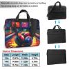 15.6 Inch Laptop Shoulder Bag For Men Women,Waterproof Briefcase Messenger Bag Bowling Balls Laptop Sleeve Bag W/Strap Handle view 2