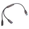 KEIYANA Double Port USB3.0 Y Cable Splitter for Expanding Connection and Powering Devices on PC view 1