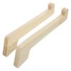 Uonlytech 2Pcs Wooden Laptop Stand Risers Height Laptop Holders for Desk Portable Laptop Support for Office Home and Shop Use view 1
