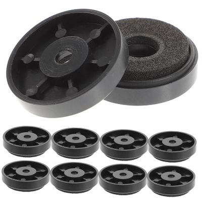 10Pcs Speaker Isolation Feet Round Speaker Base Mats for HiFi Sound Dampening Floor Protector for and Audio Equipment Weight Support Reduce Vibration