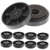 10Pcs Speaker Isolation Feet Round Speaker Base Mats for HiFi Sound Dampening Floor Protector for and Audio Equipment Weight Support Reduce Vibration view 1