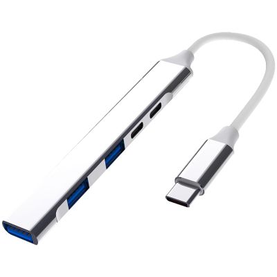 5Port Ctype Expander USB3.0 Hubs Ctype Splitter Ctype Dock Multiports Adapter USB Expander for Phone Tablet