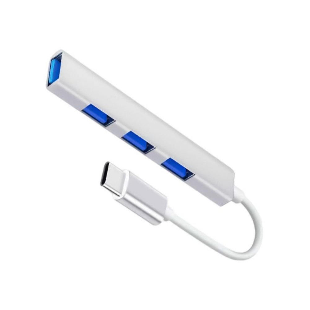 Aluminum USB Splitter 4 in 1 Type-C Splitter USB3.0 Splitters Adapter Extender Docking Stations