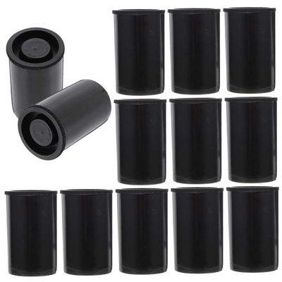 50Pcs Film Storage Containers with Caps Durable Film Canisters for Camera Film Preservation Lightweight Portable Organizer Case for Photographers