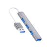 Aluminum USB Splitter 4 in 1 Type-C Splitter USB3.0 Splitters Adapter Extender Docking Stations view 1