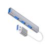 Aluminum USB Splitter 4 in 1 Type-C Splitter USB3.0 Splitters Adapter Extender Docking Stations view 4