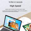 Aluminum USB C Adapter 5Gbps Transfer 3Port Hubs Space Saving Right Angles Connectors Wide Compatibility for Phone PC view 2