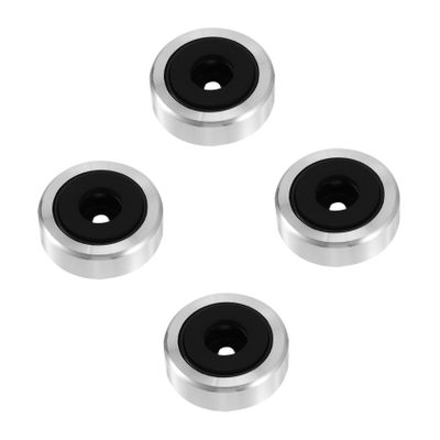 DIYEAH 30mm Diameter Anti Vibration Aluminum Speaker Feet Pads 4pcs Isolation Cushion for Audio Equipment Amplifier Support and Turntable Stability