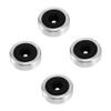 DIYEAH 30mm Diameter Anti Vibration Aluminum Speaker Feet Pads 4pcs Isolation Cushion for Audio Equipment Amplifier Support and Turntable Stability view 1