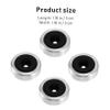 DIYEAH 30mm Diameter Anti Vibration Aluminum Speaker Feet Pads 4pcs Isolation Cushion for Audio Equipment Amplifier Support and Turntable Stability view 3