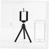 Retractable Mini Phone Tripod Compact Telescopic Section Stand for Smartphone Small DSLR Reliable Stability for Desk Outdoor Photography Black view 4