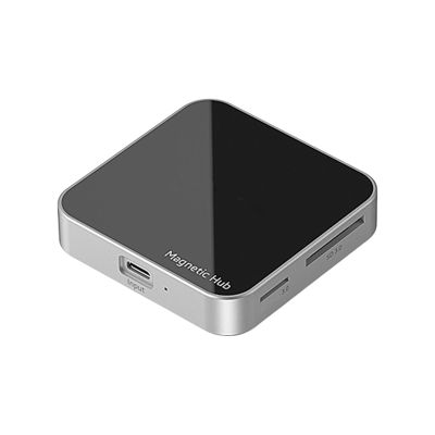 Aluminum USB C Docking Station Magnetic MC710 MC810 Card Reader USB C Adapter 10Gbps with Optional 3.5mm PD100W 4H60hz