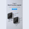 Aluminum USB C Docking Station Magnetic MC710 MC810 Card Reader USB C Adapter 10Gbps with Optional 3.5mm PD100W 4H60hz view 3