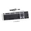 1Set Ergonomic Keyboard and Mouse Gaming Keyboard with RGB Backlight Comfortable Keycaps Compatible with Laptop Desktop for Gamers view 2