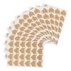 12Sheets Self Adhesive Photo Corner Stickers for Scrapbooking Kraft Picture Mounting Corners for DIY Albums and Photo Projects Total Corners view 1