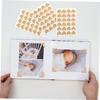 12Sheets Self Adhesive Photo Corner Stickers for Scrapbooking Kraft Picture Mounting Corners for DIY Albums and Photo Projects Total Corners view 2