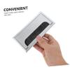4Pcs Desk Grommet Covers with Brush Cable Hole Covers for Office Desk Wire Organization Enhance Workspace Safety Fit Black view 2