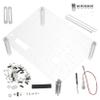 1Set Transparent Motherboard Bracket Open Frame Case Rack for Compact Durable DIY Design for Easy Component Testing and Observation view 1