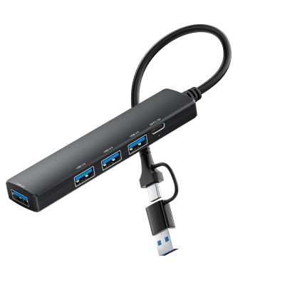 5 in 1 USB Adapter Docking Station with Type C Adapter Extender Docking Station for PC Keyboards