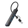5 in 1 USB Adapter Docking Station with Type C Adapter Extender Docking Station for PC Keyboards view 3