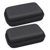 2Pcs Shockproof Eva Digital Accessories Storage Bag Organizer with Drop Belt Compact Pouch for Hard Drives Usbs Chargers and Memory Cards view 1
