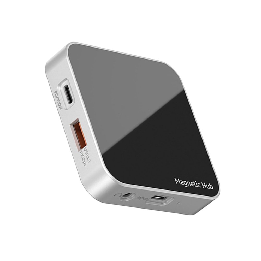 Aluminum USB C Docking Station Magnetic MC710 MC810 Card Reader USB C Adapter 10Gbps with Optional 3.5mm PD100W 4H60hz