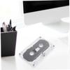 Blank Audio Cassette Tapes for Recording DIY Retro Craft Supply with Transparent Hard Case for Wall Decor Unique Greeting Messages view 4