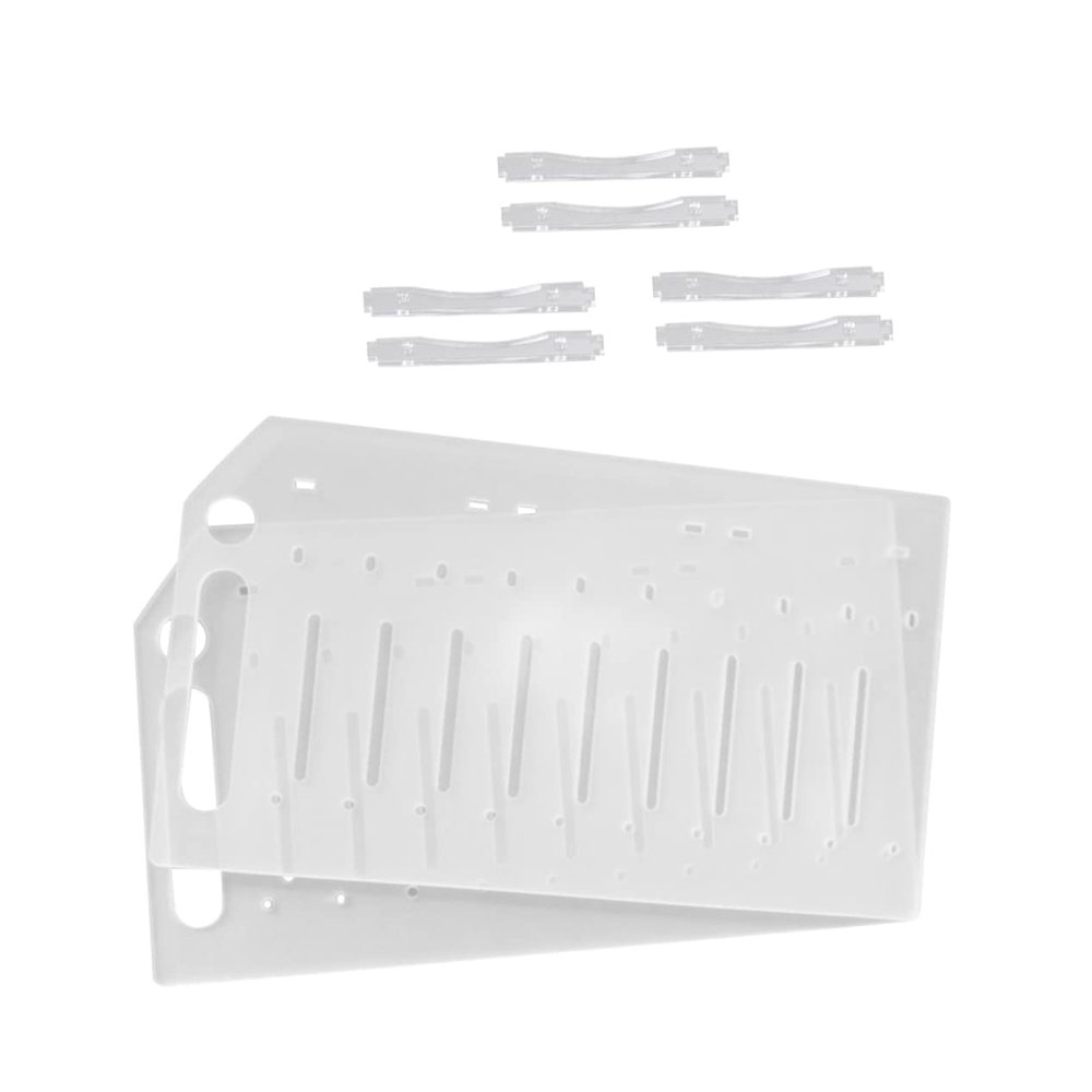 OSALADI DIY Hard Disk Rack 3.5-inch Multi-Layer Storage Bracket for Computer Accessories Design for Easy Viewing Suitable for Home and Office Use