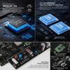 SMSL DO100PRO HiFi Balanced DAC with Dual ES9039Q2M & XMOS XU316, 32bit/768kHz DSD512 MQA Full Decoder BT5.1 LDAC USB/Optical/Coaxial/HDMI(ARC) Input RCA/XLR Output for PS5/SW/TV/Audio System view 4