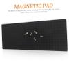 1pc Magnetic Memory Pad Magnetic Table Mat Magnetic Plate Screw Grid Magnetic Work Pad Magnetic Mat for Magnetic Tool Mat Magnet Mat Mechanic Magnetic Screw Memory Pad Phone Black view 4