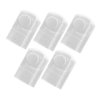 5Pcs Door Security Alarm System High Decibel Door Chime Sensors for Home Office Easy Installation Deterrent Suitable for Various Locations