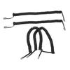 Gadpiparty 4pcs Coiled Telephone Cord Spring Wire Phone Receiver Cable for Home Office Compatibility Extendable Design Easy Installation Compatible with Landline Phones view 1