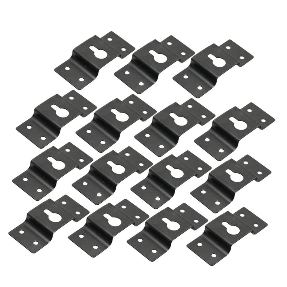 30Pcs Speaker Hanging Bracket Durable Iron Hook for Surround Sound Speakers Shaped Design for Easy Wall Mounting Audio Speaker Connector