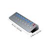 1Pc Port USB Hub with Charging Port USB Extension Tool for Multi Device Connectivity Practical USB Splitter for Laptops and More Fast Charging Capability view 2