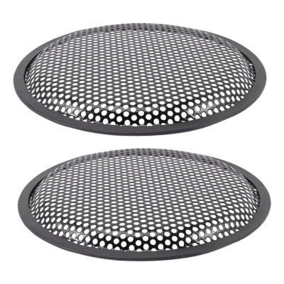 2Pcs Car Speaker Grill Cover Speaker for Subwoofer Audio Speaker Protection Decorative Mesh for Car Audio Accessories