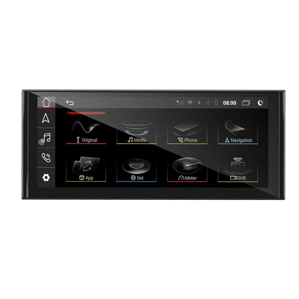 10.25 Inch Android Screen for Audi MIB2 A4 S4 RS4 A5 S5 RS5,Wireless CarPlay Android Auto, Screen Mirroring,Split Screen,Wi-Fi,Music,Navigation,Vehicle Cameras, App Netflix Spotify TikTok,128GB