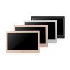 10-Inch Aluminum Alloy High-Definition Digital Photo Frame High-Definition Display No Need to Set Up, Support Video and Music, Slide Show, Easy to Use for The Elderly,Gold view 3