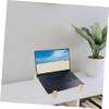 DIYEAH 2Pcs Wooden Laptop Stand Riser for Desk Elevating Holder Lightweight Laptop Holder Sturdy Stand for Office Home Shop Use view 3