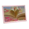 10-Inch, 12-Inch, 15-Inch, 17-Inch Digital Photo Frame, Metal Material, High-Definition Display with Remote Control, Supports Pictures, Videos and Music, Easy to Set,Rose Gold17 Inches view 1