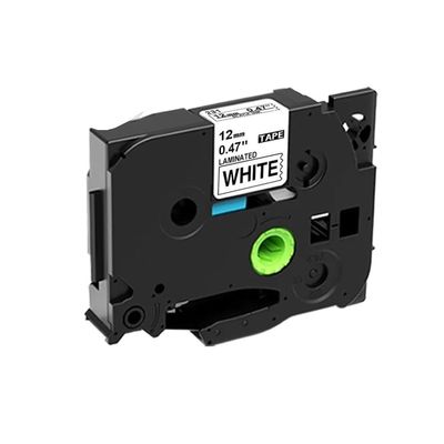12mm 1-10Pk Mixed Colors Label Tape Compatible with TZE231 131 631 431 335 for Label Maker Models PT-D600 PTH110 PTP710BT(1PK Black on White)