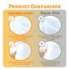 8 Pcs Paint Can with Threaded Lid and 2 Stickers 2 Quart Plastic Bucket view 4