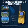 Wishouse K15 Walkie Talkies Long Range for Adults, Rechargeable Two-Way Radios 4 Pack, 2W FRS, 22 Channels, USB-C, Flashlight, NOAA/SOS, Quick Pair, for Camping & Hunting, Emergency Use view 3