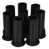 8pcs Speaker Port Tube Bass Reflex Ports for Home Theater Durable Plastic Easy to Install Opening Elegant Finish Optimizes view 1