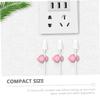 8Pcs Cartoon Duck Sticky Cord Wire Organizers Self Adhesive Cable Clips for Desk Durable Cable Holders for Charging Cords Earphones and Office Use view 4