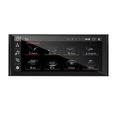 10.25 Inch Android Screen for Audi MIB2 A4 S4 RS4 A5 S5 RS5,Wireless CarPlay Android Auto,Screen Mirroring,Split Screen,Wi-Fi,Music,Navigation,Vehicle Cameras, App Netflix Spotify TikTok,128GB