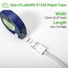 5pcs 12mm Compatible Label Tape Refill for Paper White LT-100T LT-100H 200B QX50 91200 91330 91220 10697 59421 LT Plus Models view 3