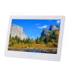 10-Inch Digital Photo Frame, Multi-Functional with Calendar and Clock Automatic Switch Machine Can Be Plugged Into USB Or Sd Electronic Photo Frame, with Remote Control,White view 1