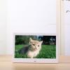 10-Inch Digital Photo Frame, Multi-Functional with Calendar and Clock Automatic Switch Machine Can Be Plugged Into USB Or Sd Electronic Photo Frame, with Remote Control,White view 3